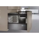 Armonia 70 cm-es fürdőszobaszekrény tengerkék + mosdó