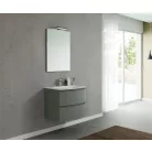 Armonia 70 cm-es fürdőszobaszekrény zöld + mosdó