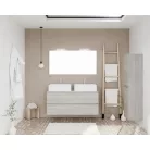 Easy 120cm-es két fiókos fürdőszobaszekrény szürke tölgy & beton