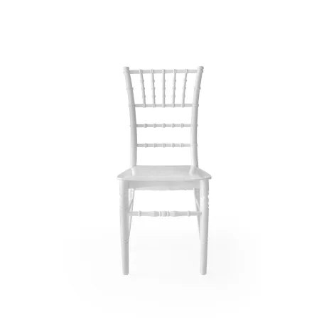 Chiavari szék - Tiffany modell, rakásolható szék fehér színben