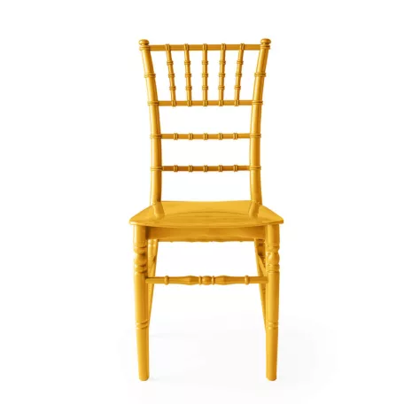 Chiavari szék - Tiffany modell, rakásolható szék arany színben