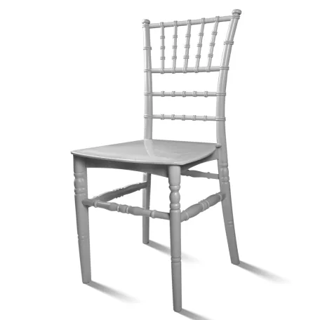 Chiavari szék - Tiffany modell, rakásolható szék törtfehér színben