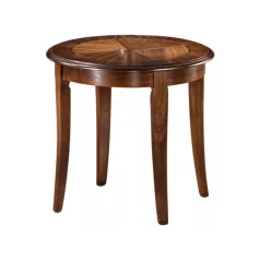 Kaliforniai D dohányzóasztal, 60X60, dió, dió