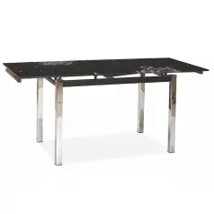 GD-017 asztal, 110X74, króm, fekete