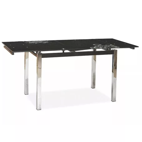 GD-017 asztal, 110X74, króm, fekete