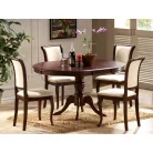 Olivia asztal, 106X106, dió, dió