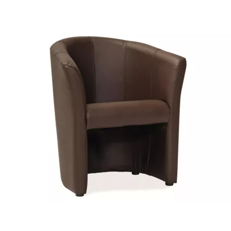 TM-1 fotel, 67X60, sötétbarna