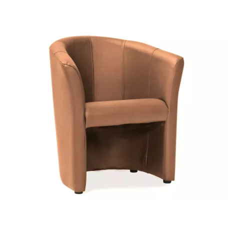 TM-1 fotel, 67X60, barna