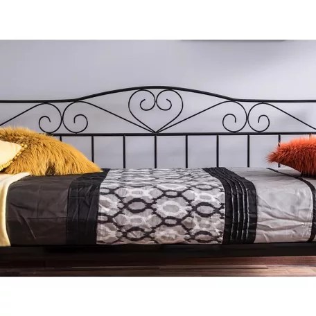 Burmai ágy, 208X96, fekete