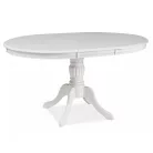 Olivia asztal, 106X106, fehér, fehér