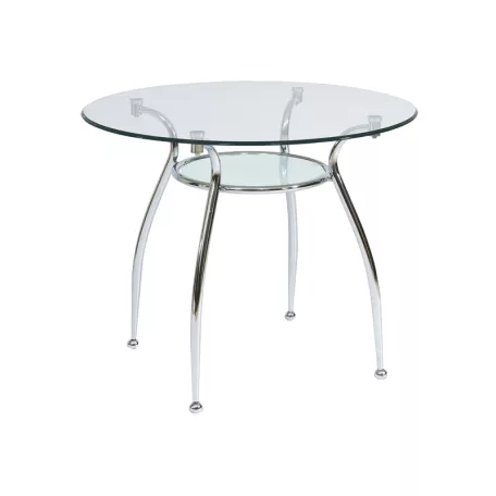 Finesse A asztal, króm, üveg