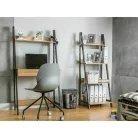 Matis A könyvespolc, 52X48, sötétbarna, tölgy