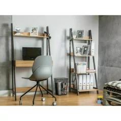 Matis A könyvespolc, 52X48, sötétbarna, tölgy