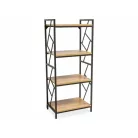 Tablo R4 polc, 60X40, sötétbarna, tölgy