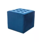 Lori bársony puff, tengerészkék