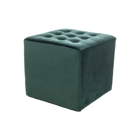 Lori bársony puff, zöld