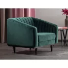 Asprey bársony 1 fotel, zöld