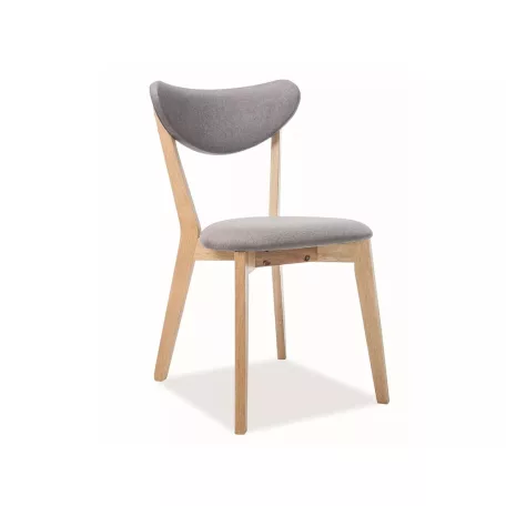 Brando szék, tölgy, szürke