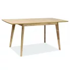 Brando asztal, 120X80, tölgy, tölgy