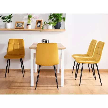 Adam 100 asztal, 100X60, fehér, lancelot tölgy