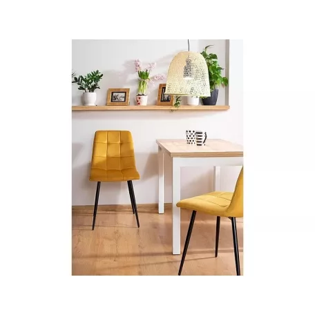 Adam 120 asztal, 120X68, fehér, lancelot tölgy