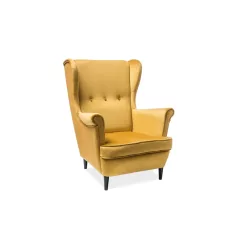 Lord bársony fotel, curry