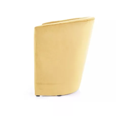 TM-1 bársony fotel, 67X60, curry