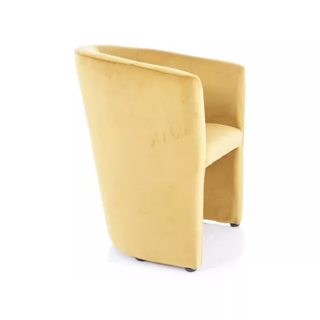 TM-1 bársony fotel, 67X60, curry