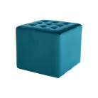 Lori bársony puff, türkiz