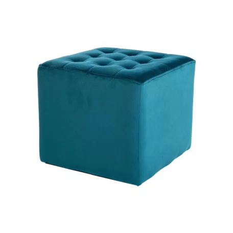 Lori bársony puff, türkiz