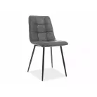 Look szék, fekete, szürke