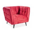 Castello Velvet 1 fotel, bordó