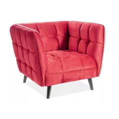 Castello Velvet 1 fotel, bordó