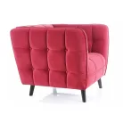 Castello Velvet 1 fotel, bordó