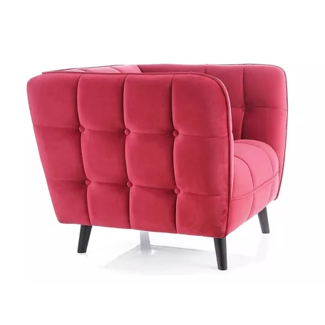 Castello Velvet 1 fotel, bordó