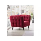 Castello Velvet 1 fotel, bordó