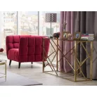 Castello Velvet 1 fotel, bordó