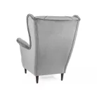 Lady bársony fotel, szürke