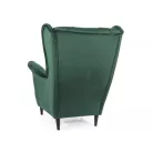 Lady bársony fotel, zöld