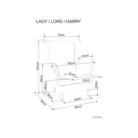 Lady bársony fotel, zöld