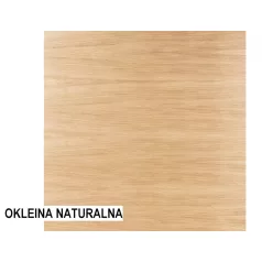 Puro asztal, 80X80, fekete, tölgy