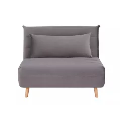 Spike bársony fotel, szürke