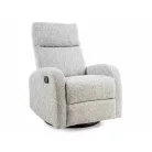 Olimp fotel, fekete, szürke