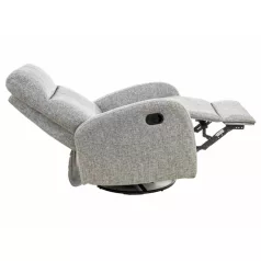 Olimp fotel, fekete, szürke