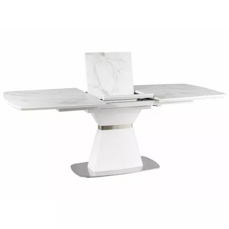 Saturn II asztal, 160X90, fehér, fehér