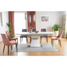 Saturn II asztal, 160X90, fehér, fehér