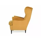 Harry bársonyfotel, curry