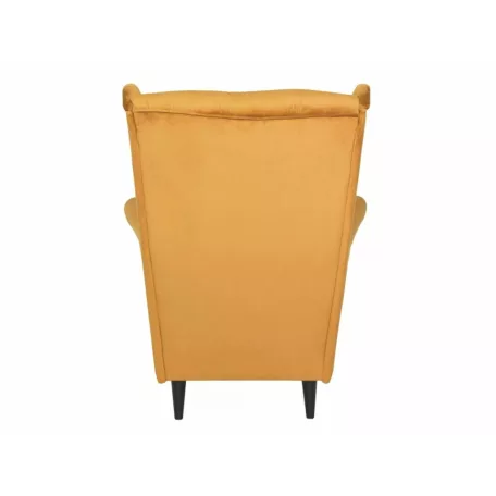 Harry bársonyfotel, curry