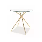 Azalea asztal, aranysárga, üveg