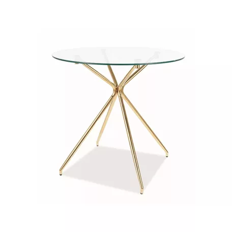 Azalea asztal, aranysárga, üveg